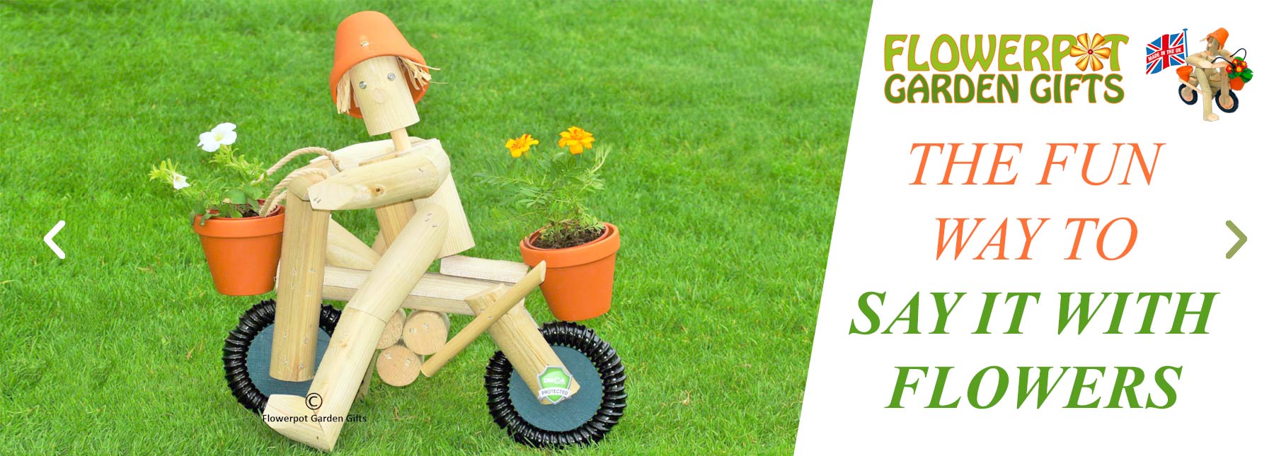 Flowerpot Men Garden Ornaments